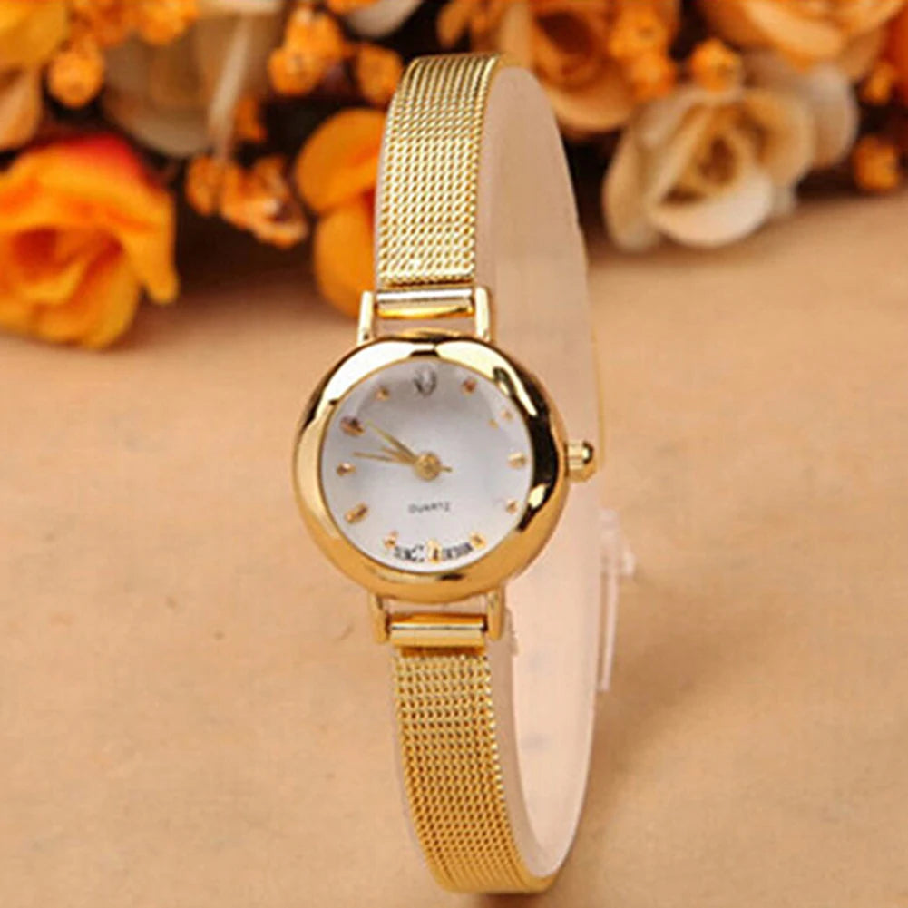 HOT SALES!!! Women'S Fashion Mesh Fine Alloy Band Rhinestone Dial Quartz Bracelet Wrist Watch Wholesale Dropshipping New Arrival