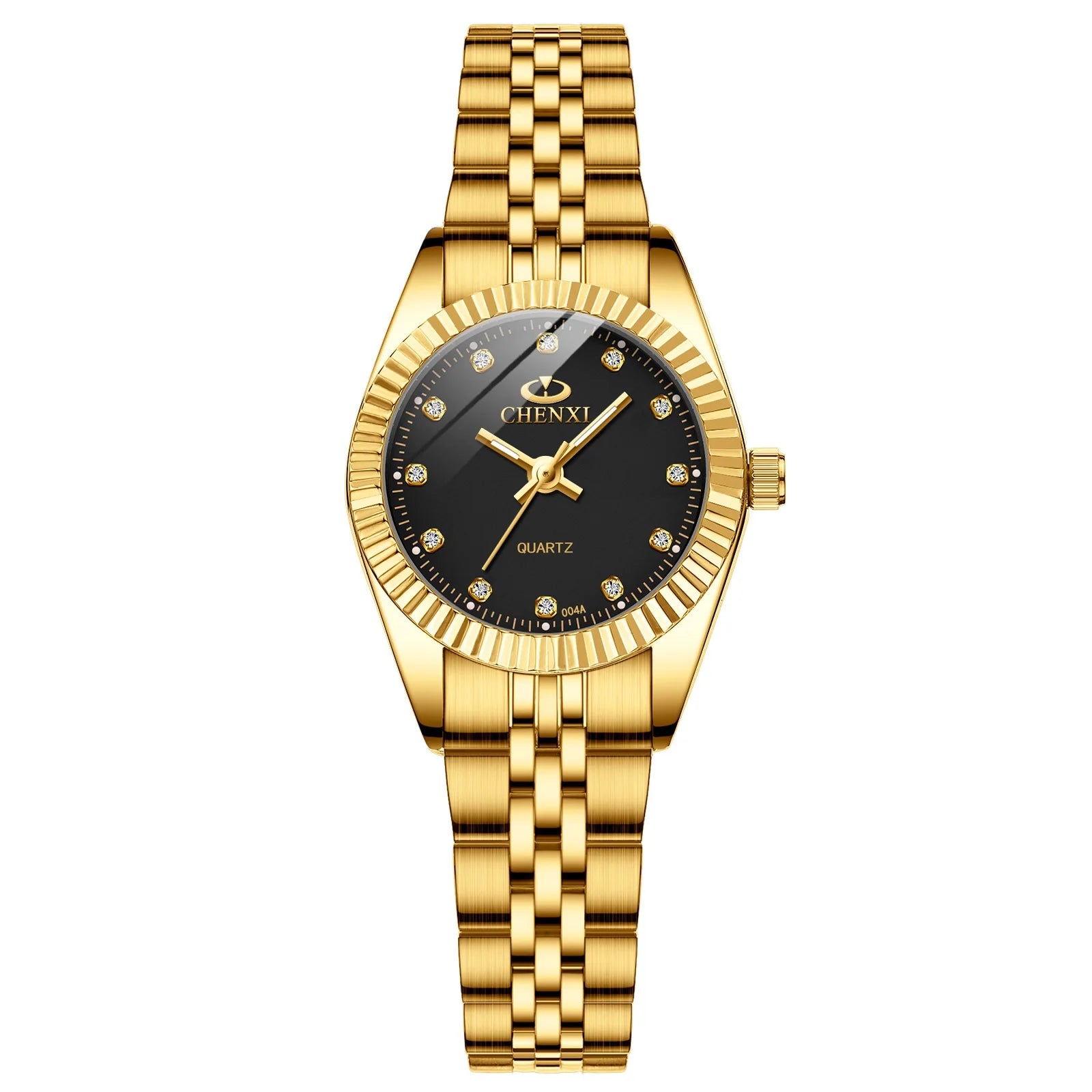 Women Golden & Silver Classic Quartz Watch Female Elegant Clock Luxury Gift Watches Ladies Waterproof Wristwatch